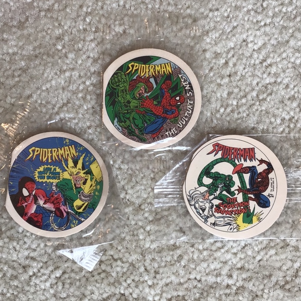 Set of 3 Vintage Spider-Man Mini Comic Books, 1994